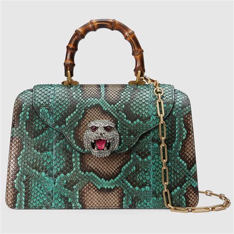 sac gucci python.